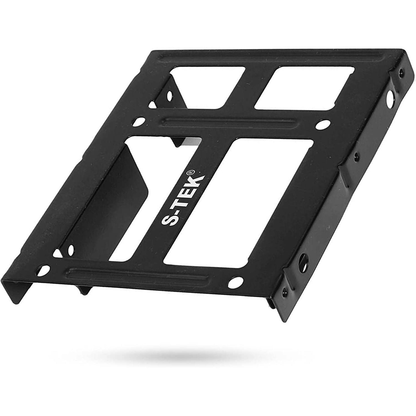 S-TEK HDD to SSD 2.5 inch to 3.5 inch Internal Hard Disk Drive Mounting Bracket for SSD for Desktop PC