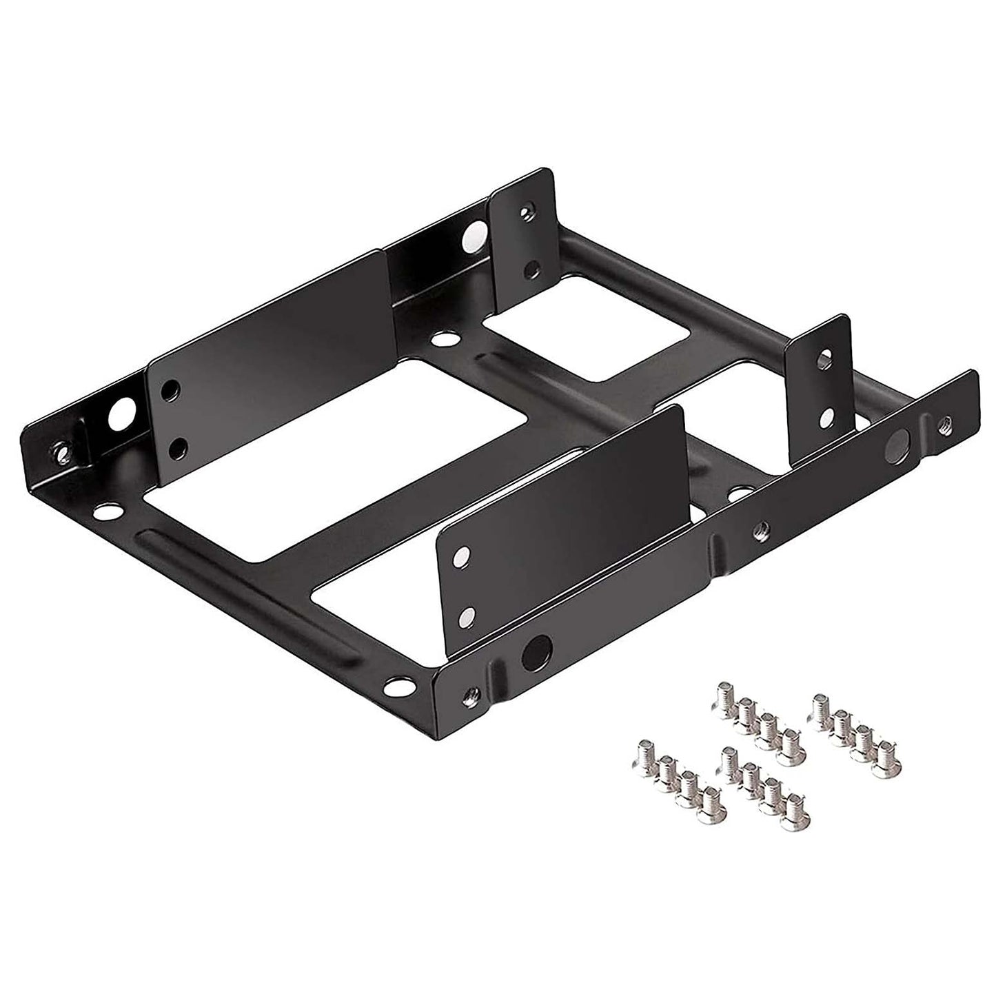 S-TEK HDD to SSD 2.5 inch to 3.5 inch Internal Hard Disk Drive Mounting Bracket for SSD for Desktop PC