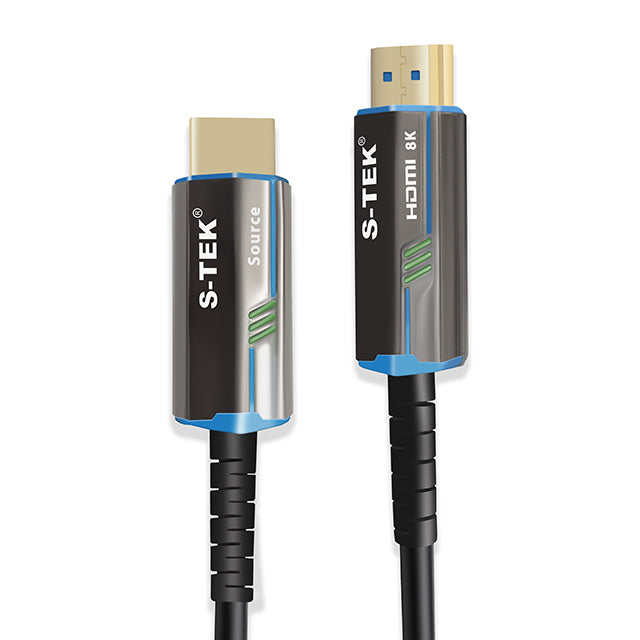 S-TEK 8K AOC HDMI Cable Ultra High Speed 48Gbps HDMI 2.1