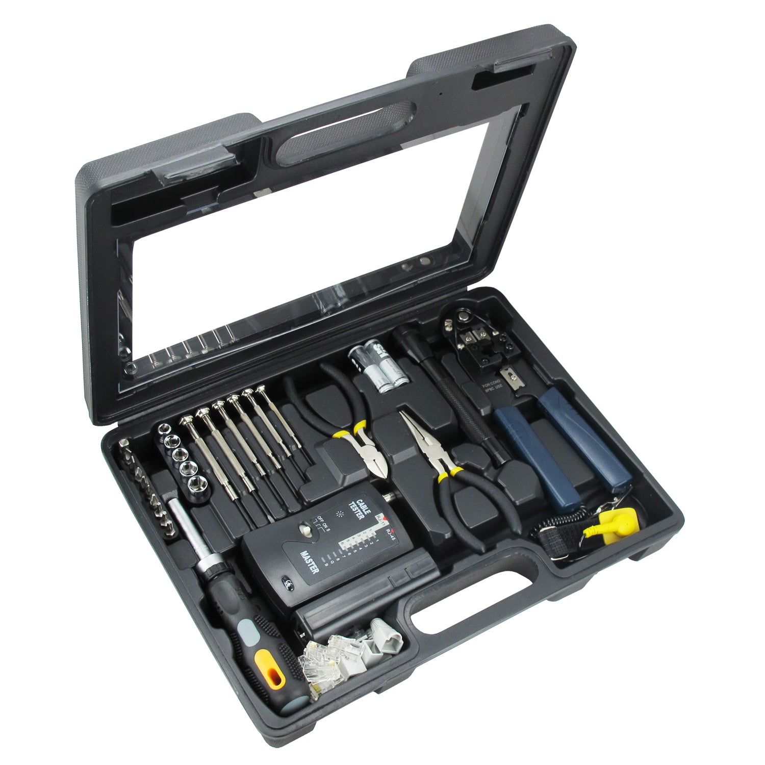 S-TEK 50 Pieces Computer Repair Networking Tool Kit