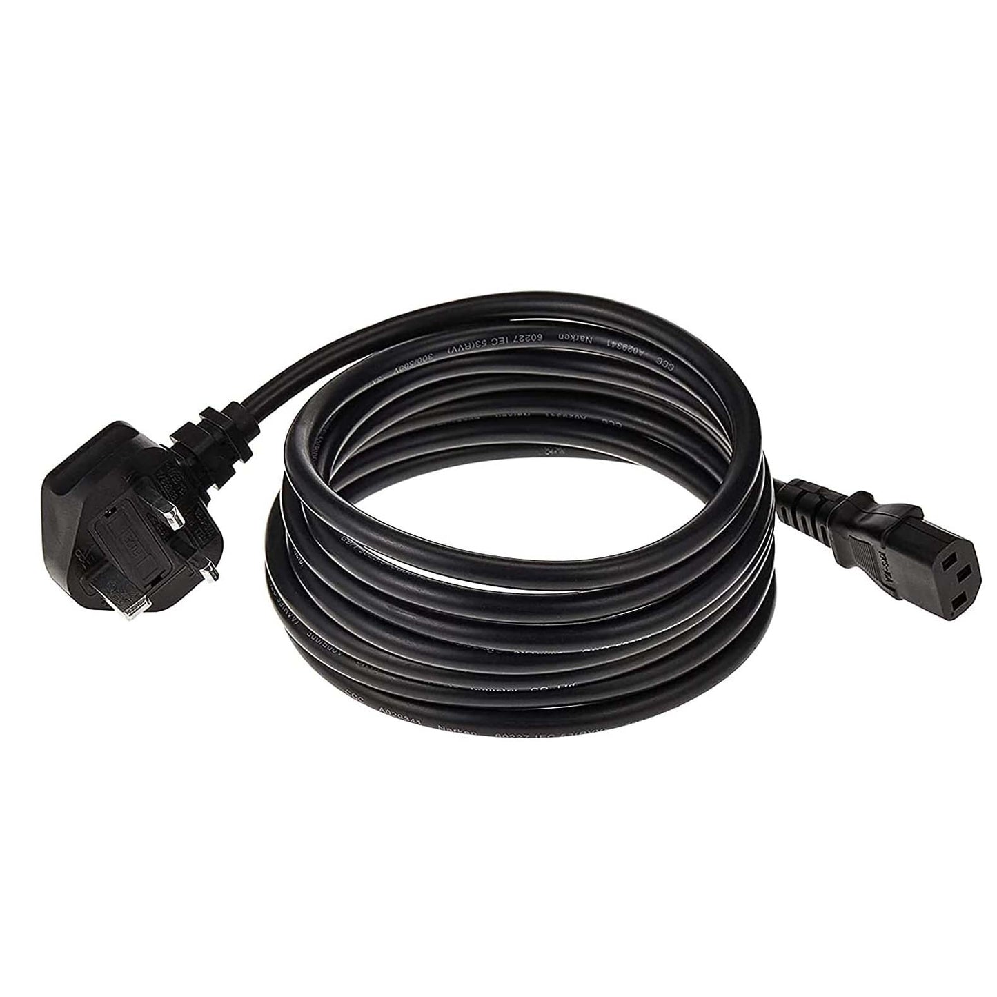 S-TEK Desktop Power Cable C15 Connector for Monitor, TV’s & More