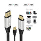 S-TEK HDMI to DisplayPort Cable (4K @ 60 Hz, 1080 @ 120 Hz) for Computer, Monitor, PS4/PS5, Xbox One S