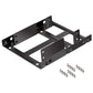 S-TEK HDD to SSD 2.5 inch to 3.5 inch Internal Hard Disk Drive Mounting Bracket for SSD for Desktop PC
