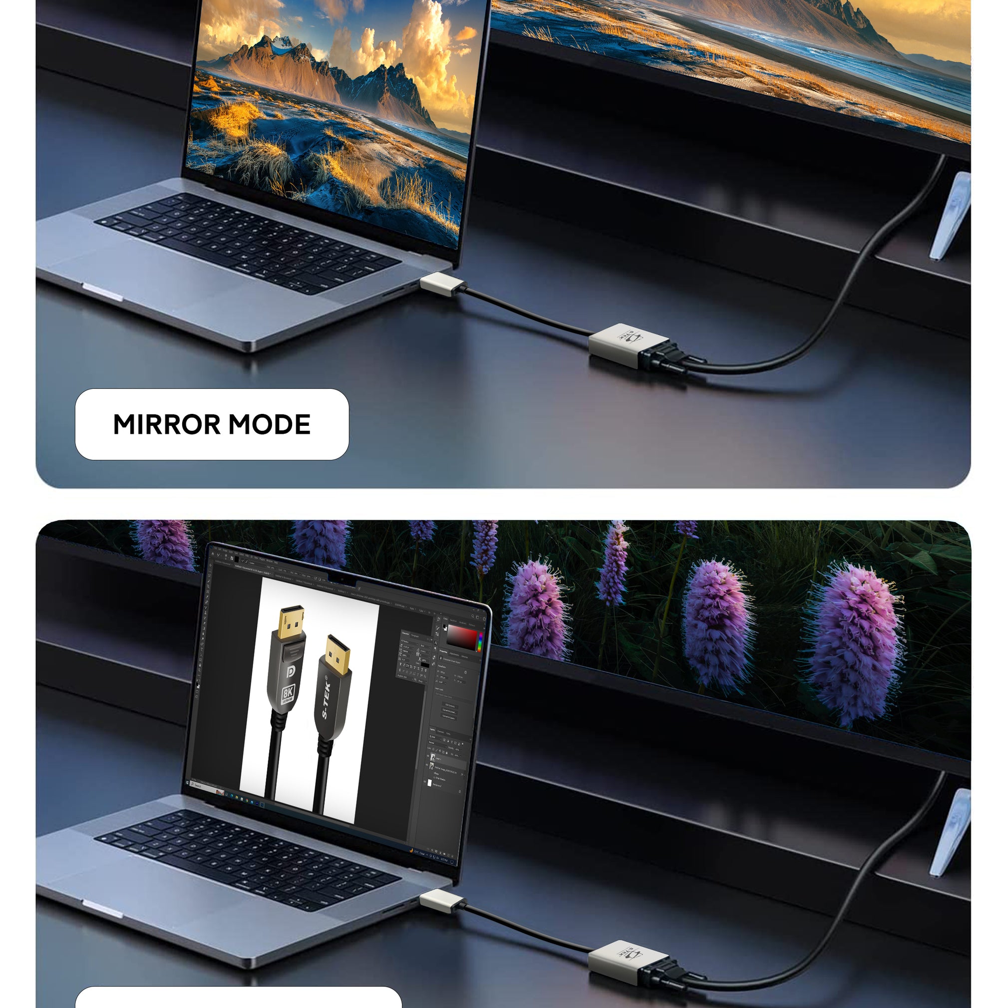 S-TEK HDMI TO VGA Adaptor 1080P