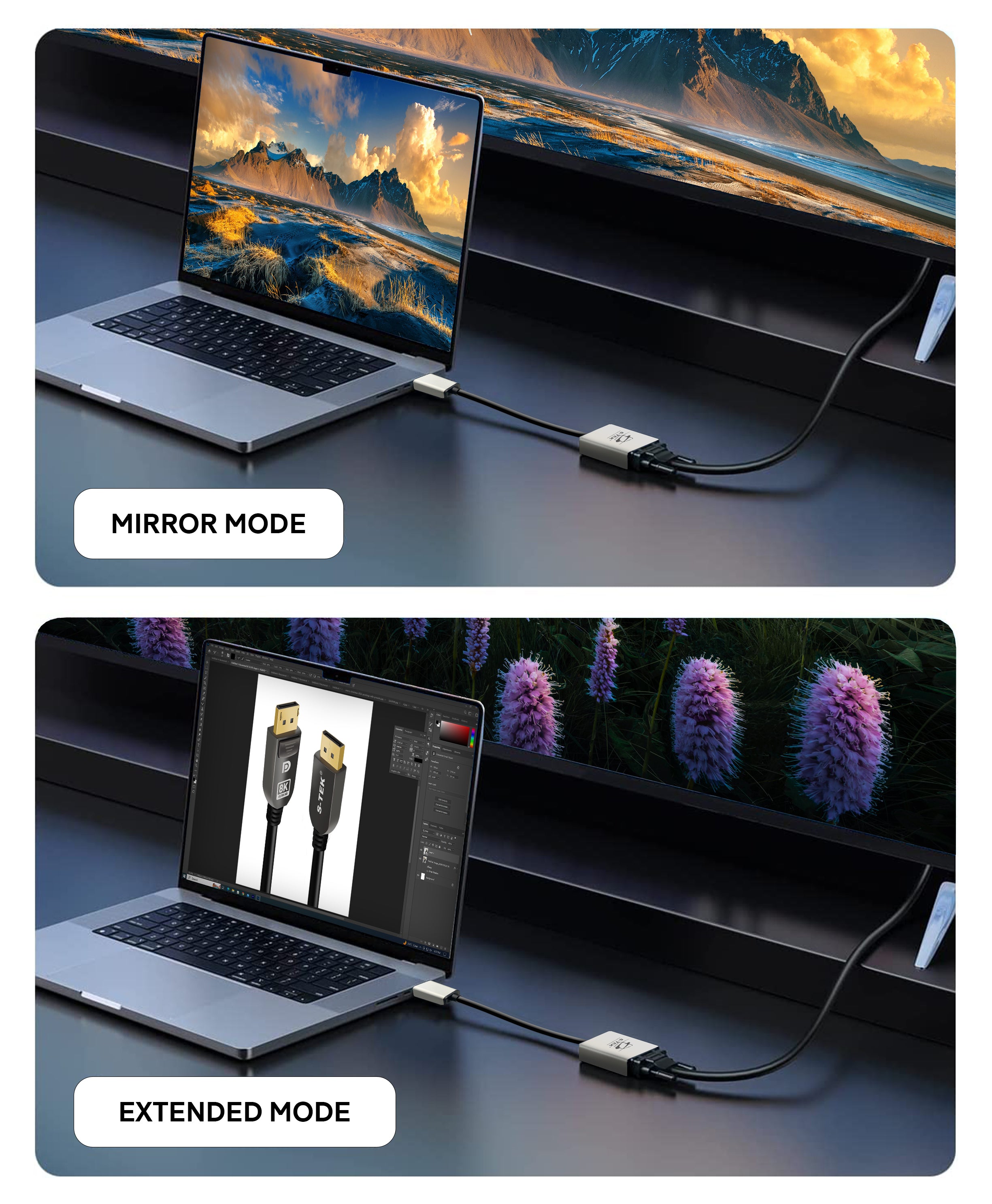 S-TEK HDMI TO VGA Adaptor 1080P