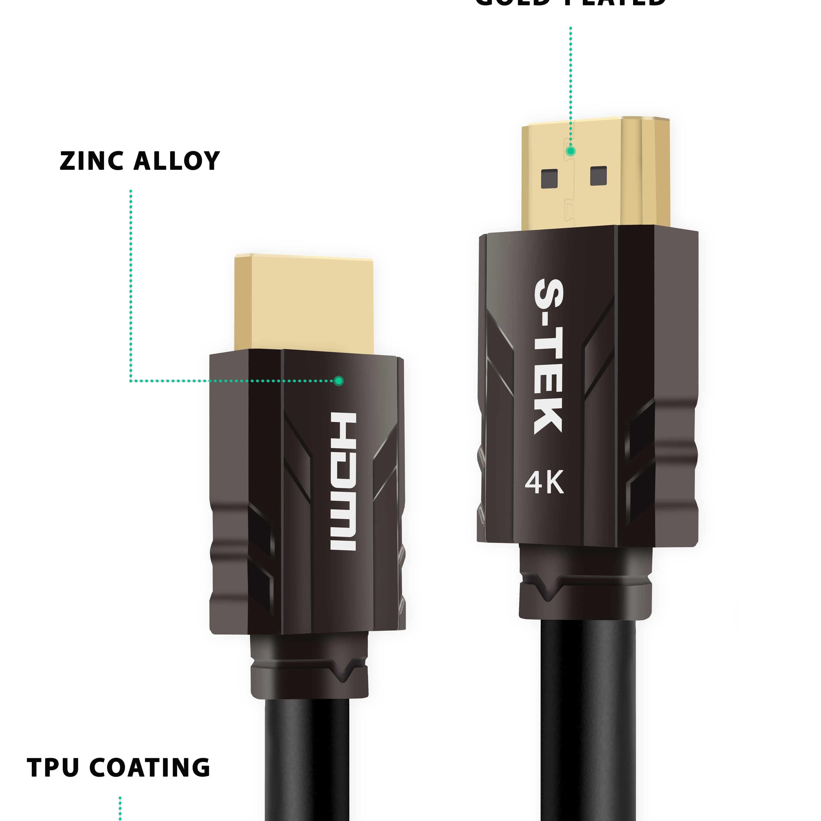 S-TEK 4K HDMI Cable 2.0