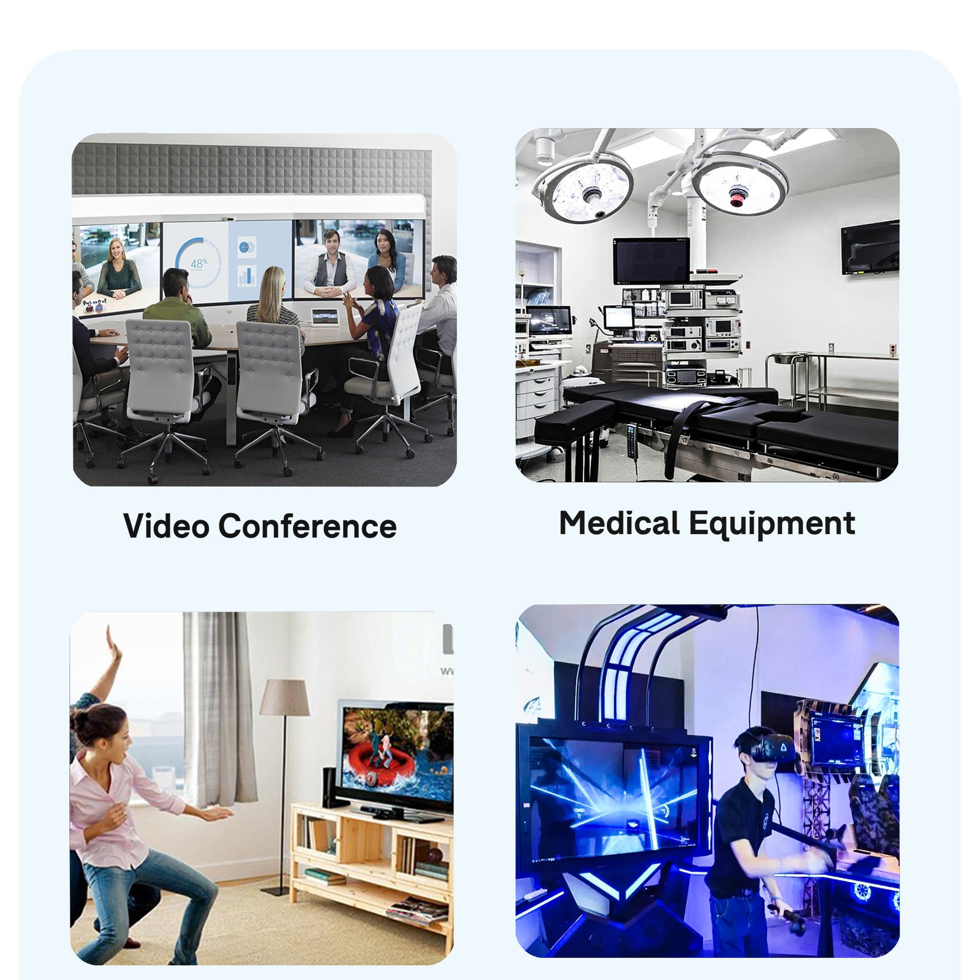 S-TEK USB 3.1 A to Type C Fiber Optical Extension Cable Gen 2