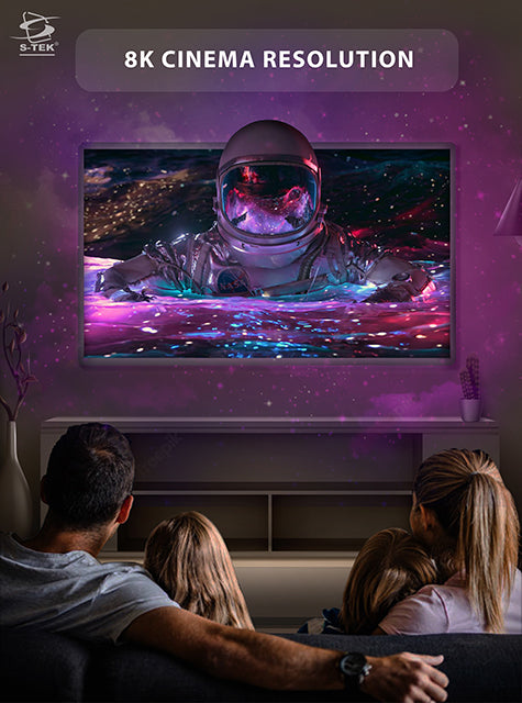 S-TEK 8K AOC HDMI Cable Ultra High Speed 48Gbps HDMI 2.1