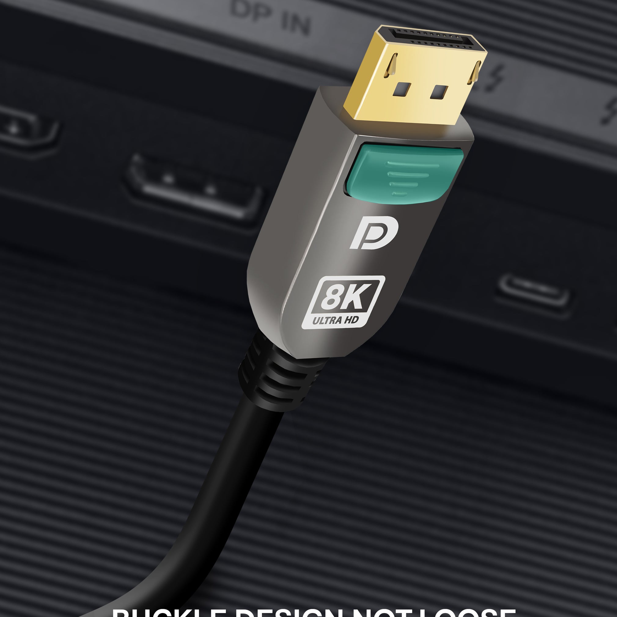 S-TEK 8K DisplayPort Ultra HD Cable DisplayPort