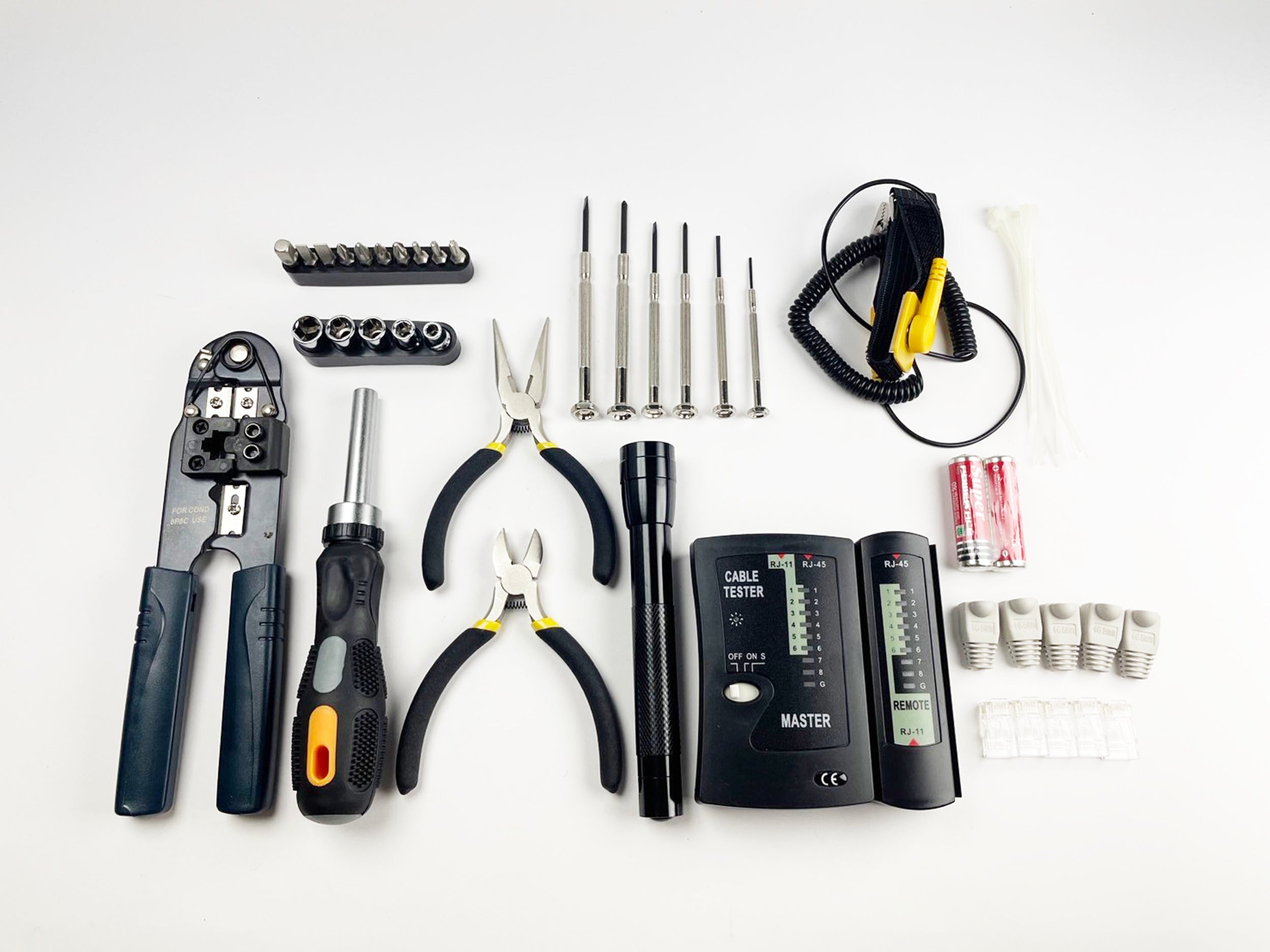 S-TEK 50 Pieces Computer Repair Networking Tool Kit