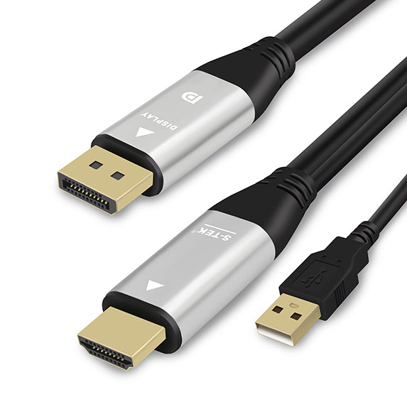 S-TEK HDMI to DisplayPort Cable