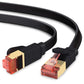 S-TEK CAT 7 Ethernet Cable High Speed Lan Cable, Double Shielded SFTP, 10 Gbps Network Patch Cable Compatible with PS5 PS4 PS3 Xbox One Laptop Server Router
