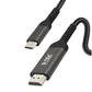 S-TEK USB TYPE C to HDMI CABLE, Thunderbolt 3, HDMI 4K 60Hz UHD Adaptor compatible with MacBook Pro, Samsung S20, Huawei P20 and Yoga 900, iPad Pro 2021