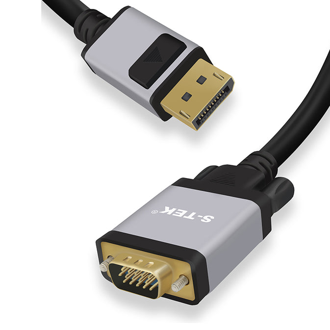 S-TEK Display Port to VGA Cable