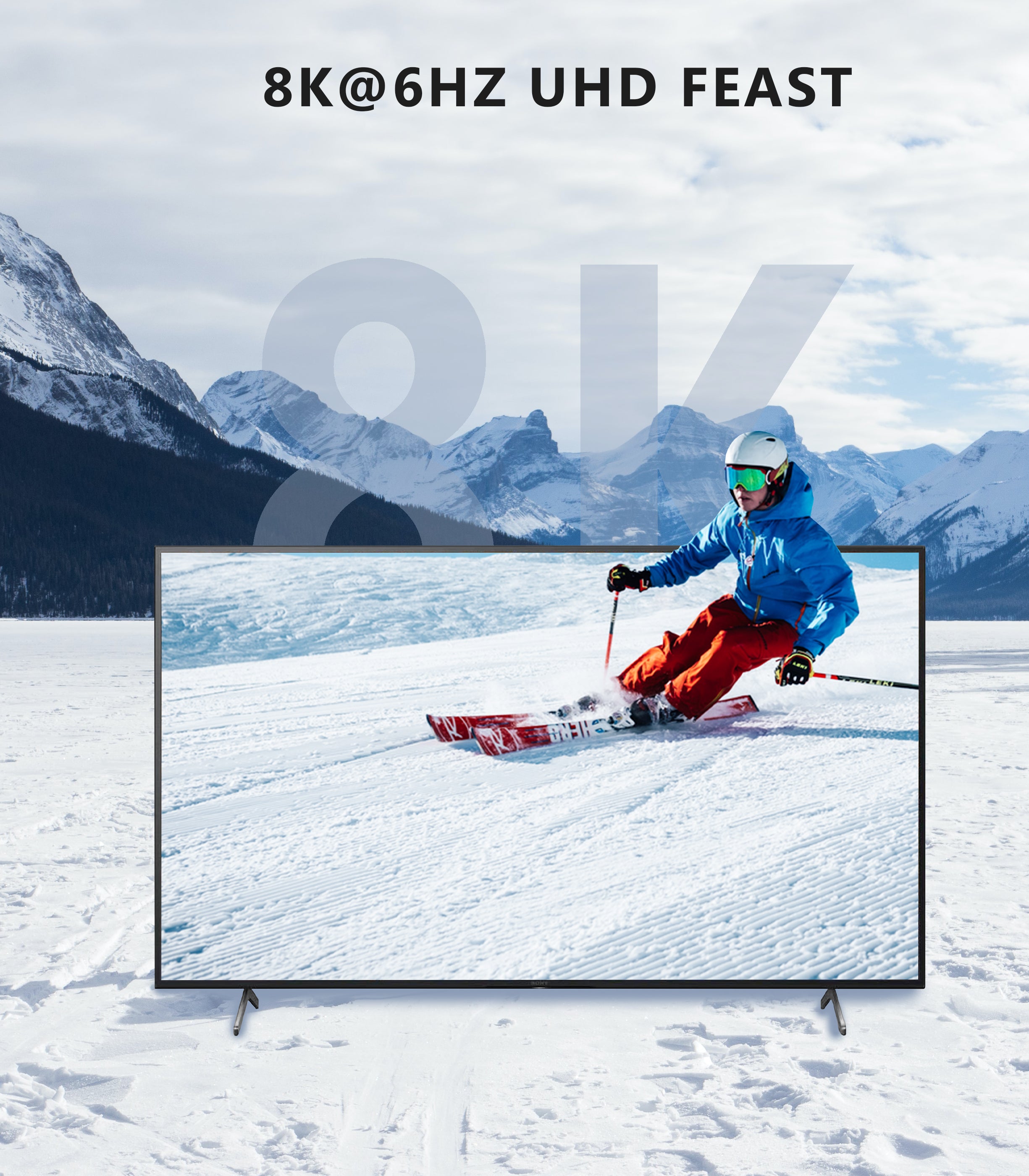 S-TEK 8K 2.1 HDMI Cable Ultra High Speed